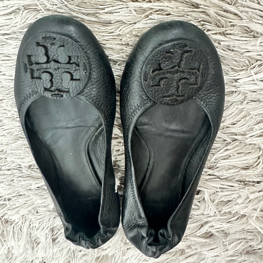 Tory Burch All Leather Flat